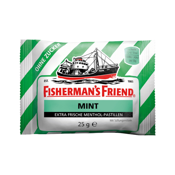 Fisherman's Friend Mint Pastillen, zuckerfrei, zahnschonend, 25g